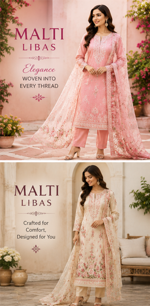 Blush Elan Kurta Set